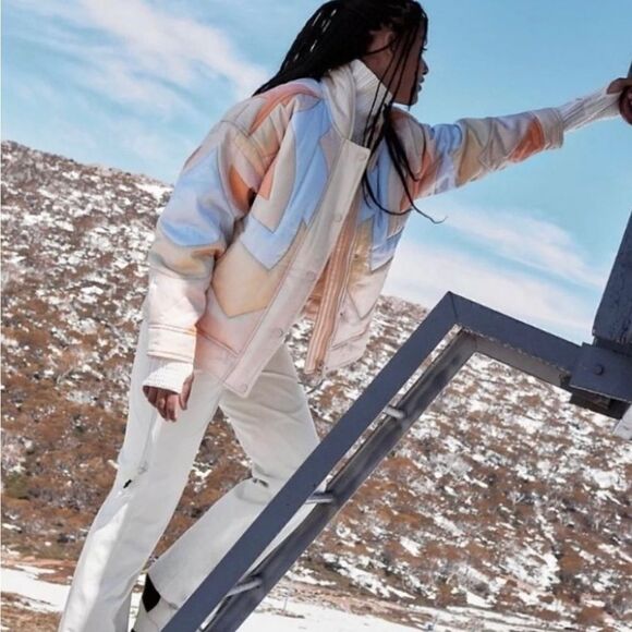 Free People shine on puffer jacket ski size S New - Picture 4 of 12